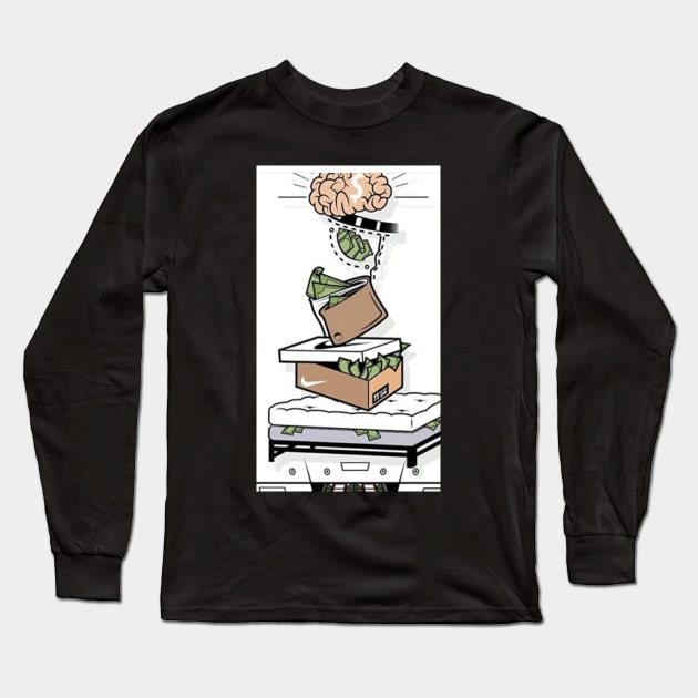 THINK AND GROW RICH Long Sleeve T-Shirt by ceethemoney13